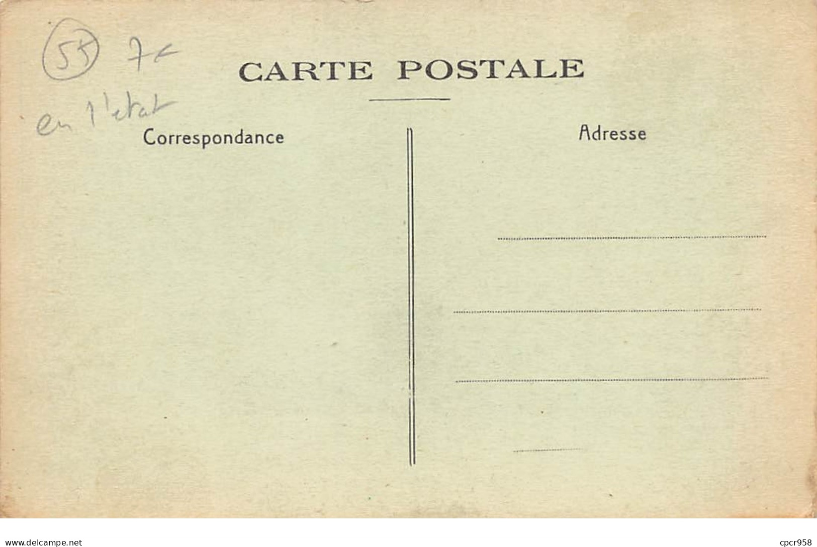 55 . N°106186 . Vigneulles Les Hattonchatel .la Grande Rue .en L Etat . - Vigneulles Les Hattonchatel