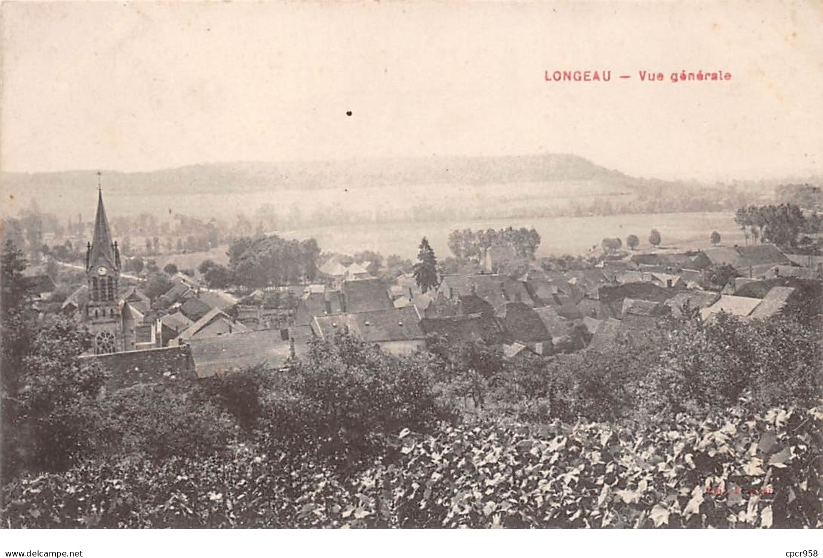 52 . N°106127  .longeau .vue Generale . - Le Vallinot Longeau Percey