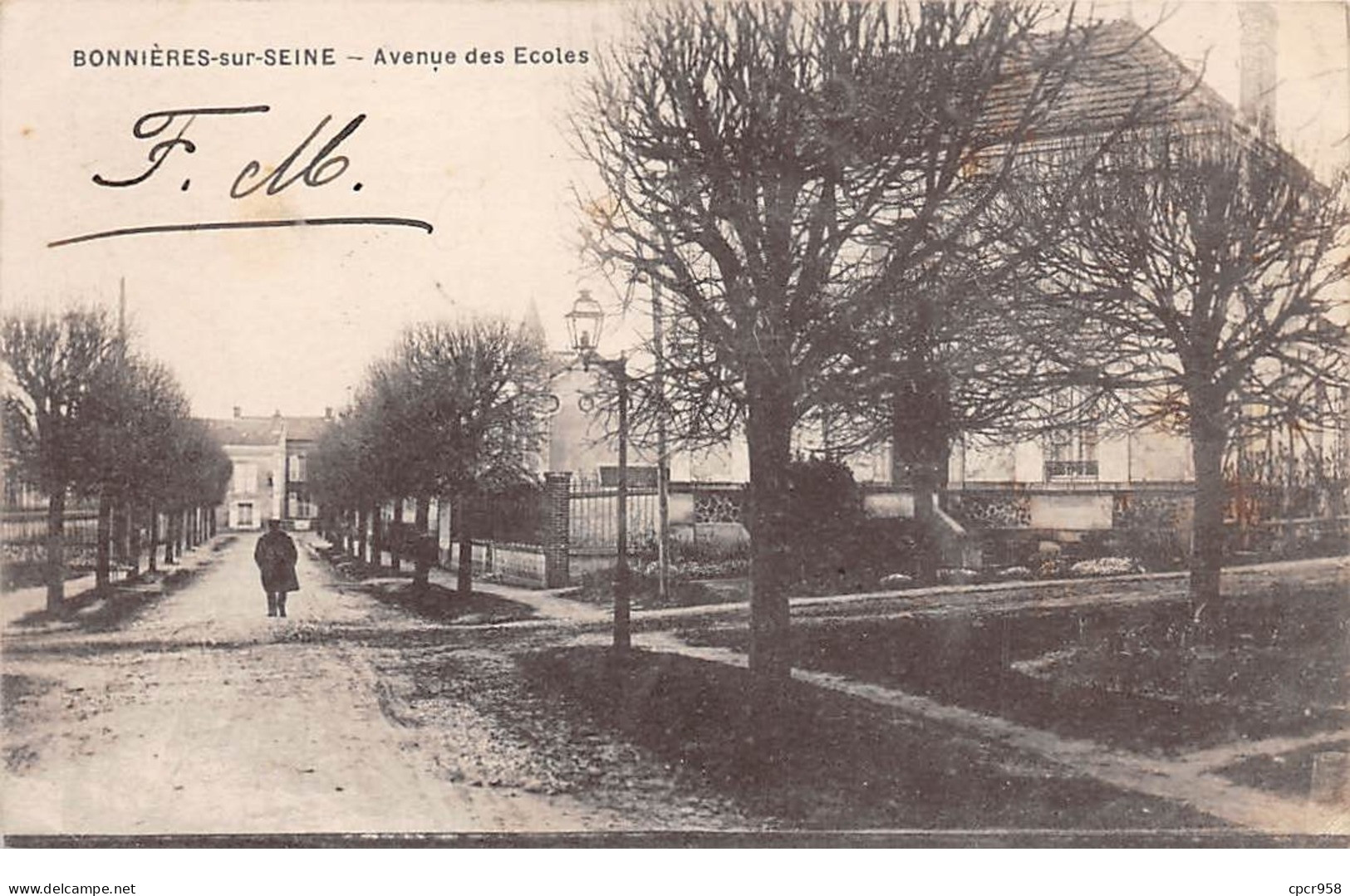 78  .n°  107789 . Bonnieres Sur Seine .avenue Des Ecoles . - Bonnieres Sur Seine