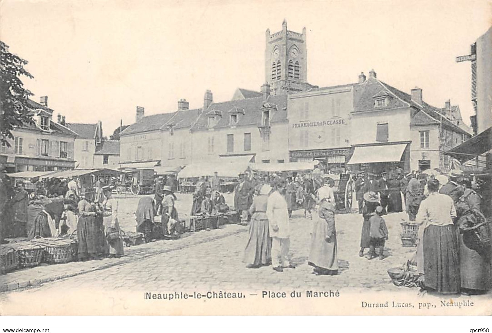 78  .n°  107778 . Neauphle Le Chateau . Pharmacie Noel 1e Classe .tabac .place Du Marche . - Neauphle Le Chateau