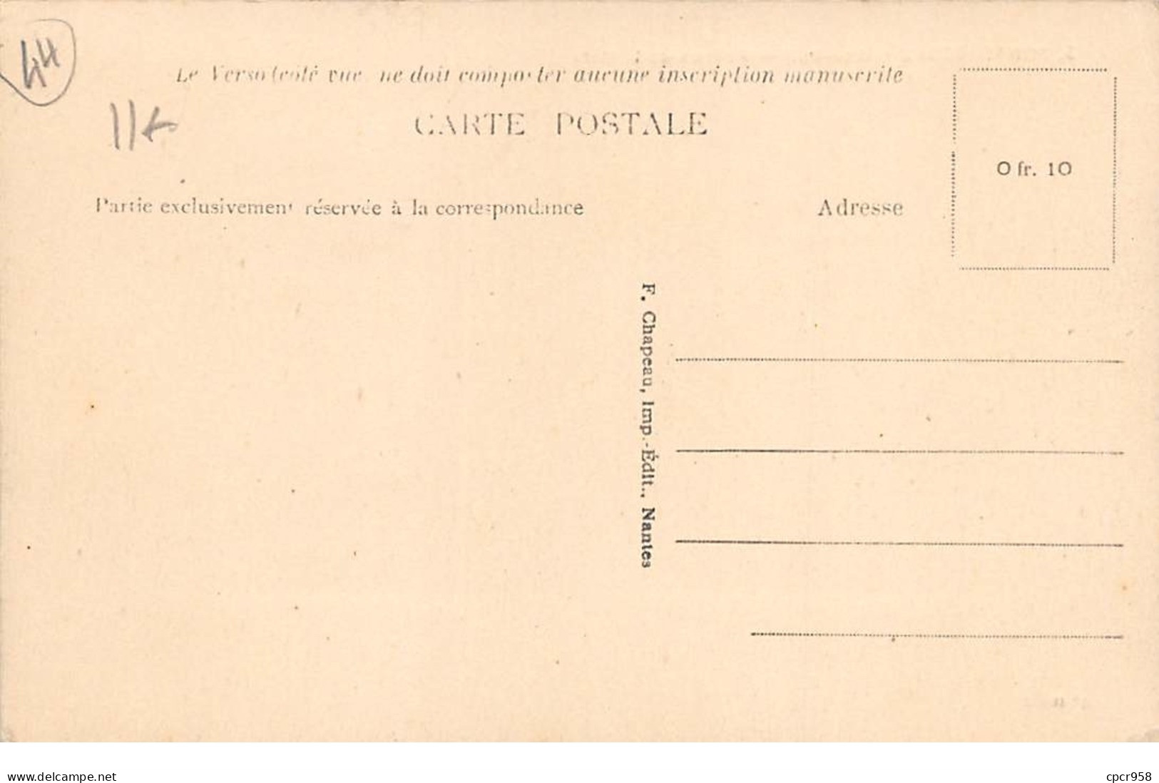 44 .n° 108506 . Pontchateau . Cafe Du Midi .hotel .avenue De La Gare . - Pontchâteau