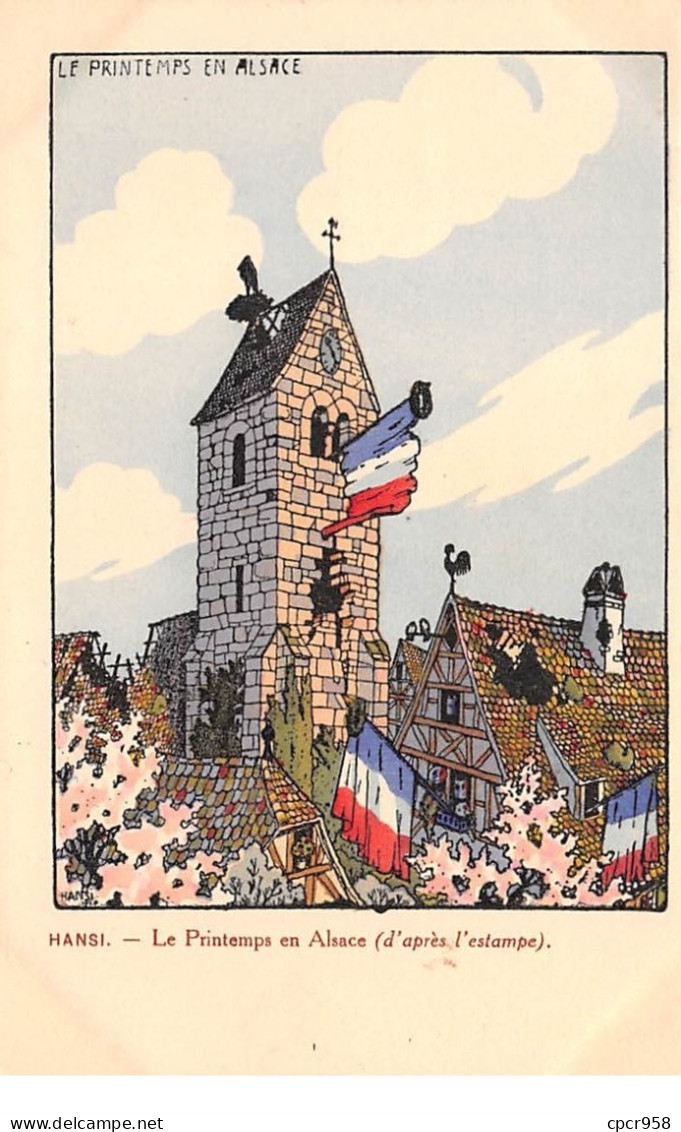 Illustrateur - N°63061 - Hansi N°24 P. Et J. Gallais - Le Printemps En Alsace (d'après L'estampe) - Hansi