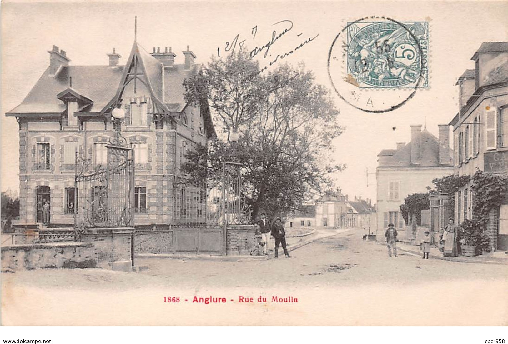 51  .n°  107317 .  Anglure . Rue Du Moulin .villa . - Anglure