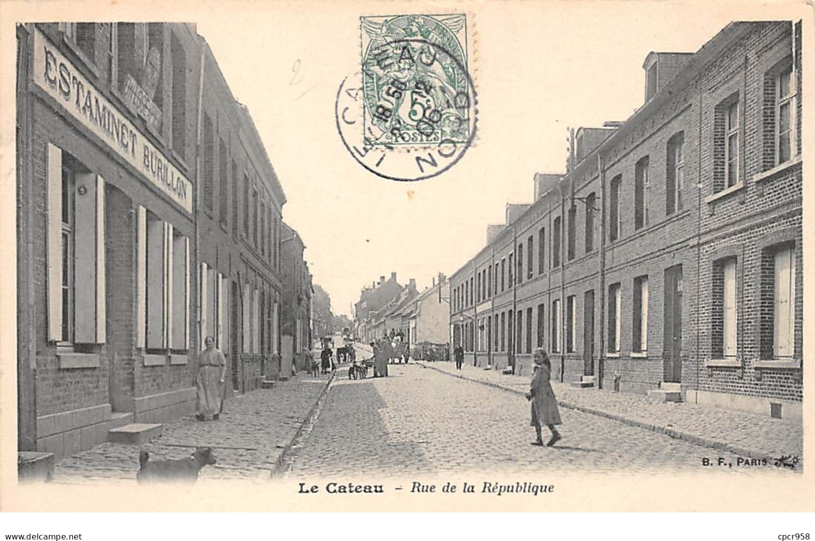 59 .n° 109996 . Le Cateau . Rue De La Republique . - Le Cateau