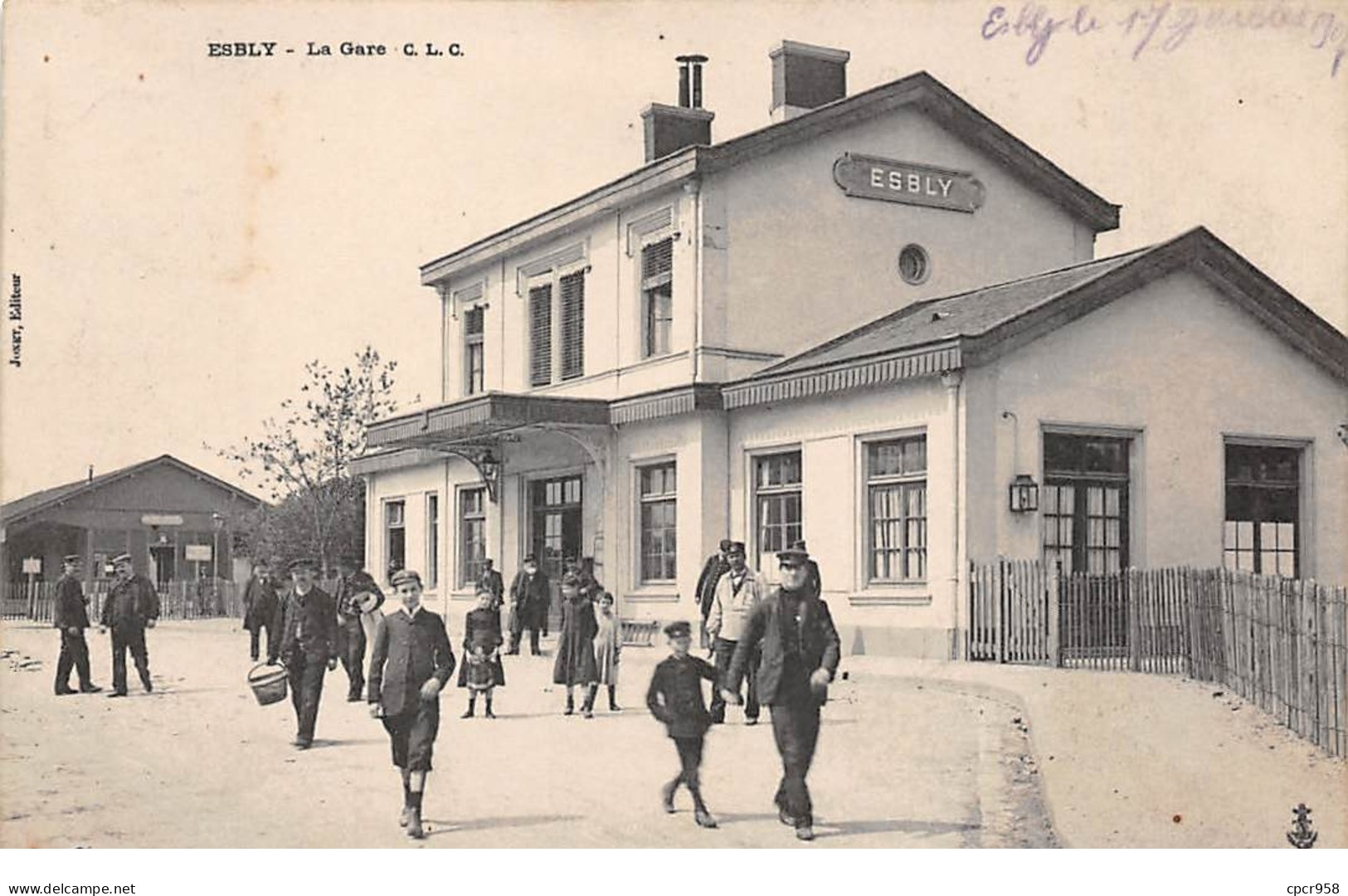 77 .n° 110290 . Esbly . La Gare . Vue D Ensemble  . - Esbly