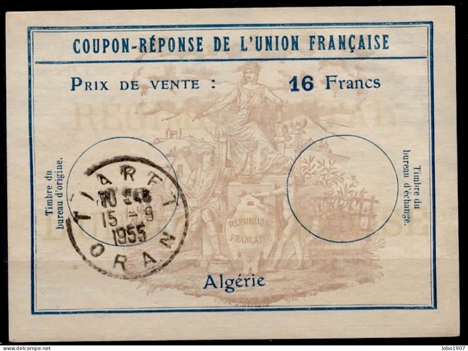 ALGERIE ALGERIA 1931- Ca 1990 Collection 20 International And National Reply Coupon Reponse Antwortschein IRC IAS - Algerien (1962-...)