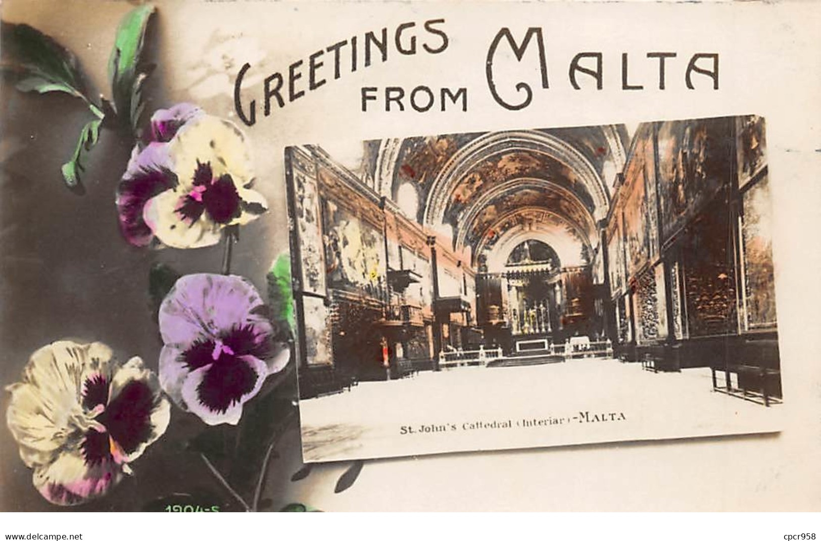 Malte - N°65044 - Greetings From Malta - St John's Cattedral (Interiar) - Malte