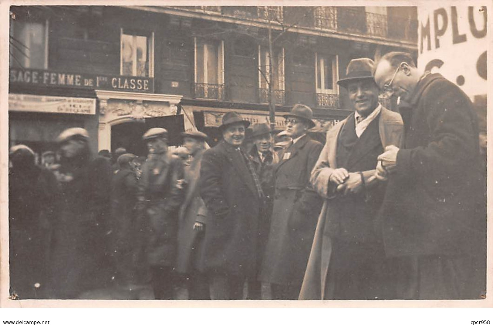 Evénements - N°63763 - Manifestation CGT 1938 - Carte Photo - Streiks