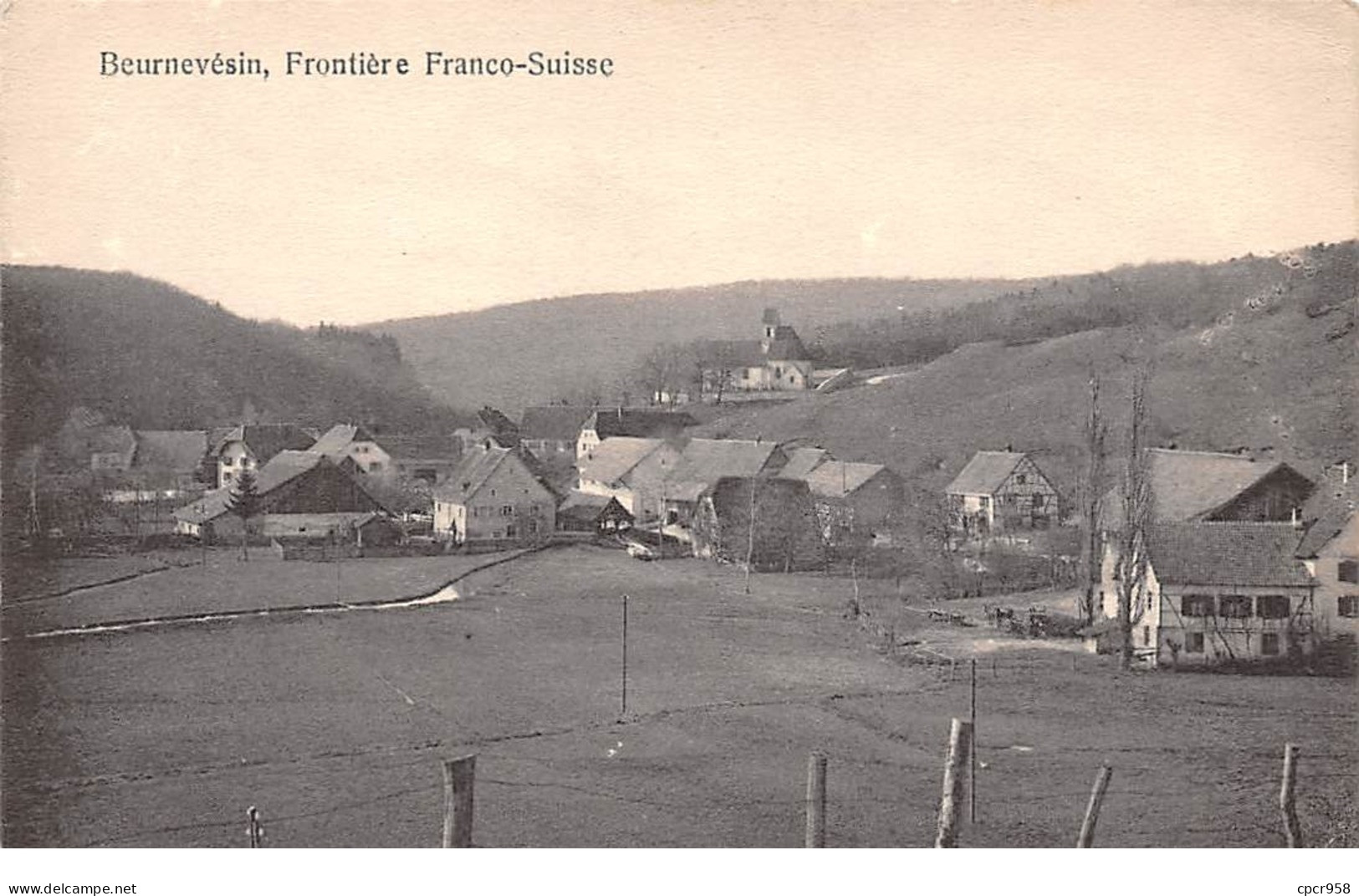 Suisse - N°64767 - JURA - BEURNEVESIN - Frontière Franco-Suisse - Autres & Non Classés