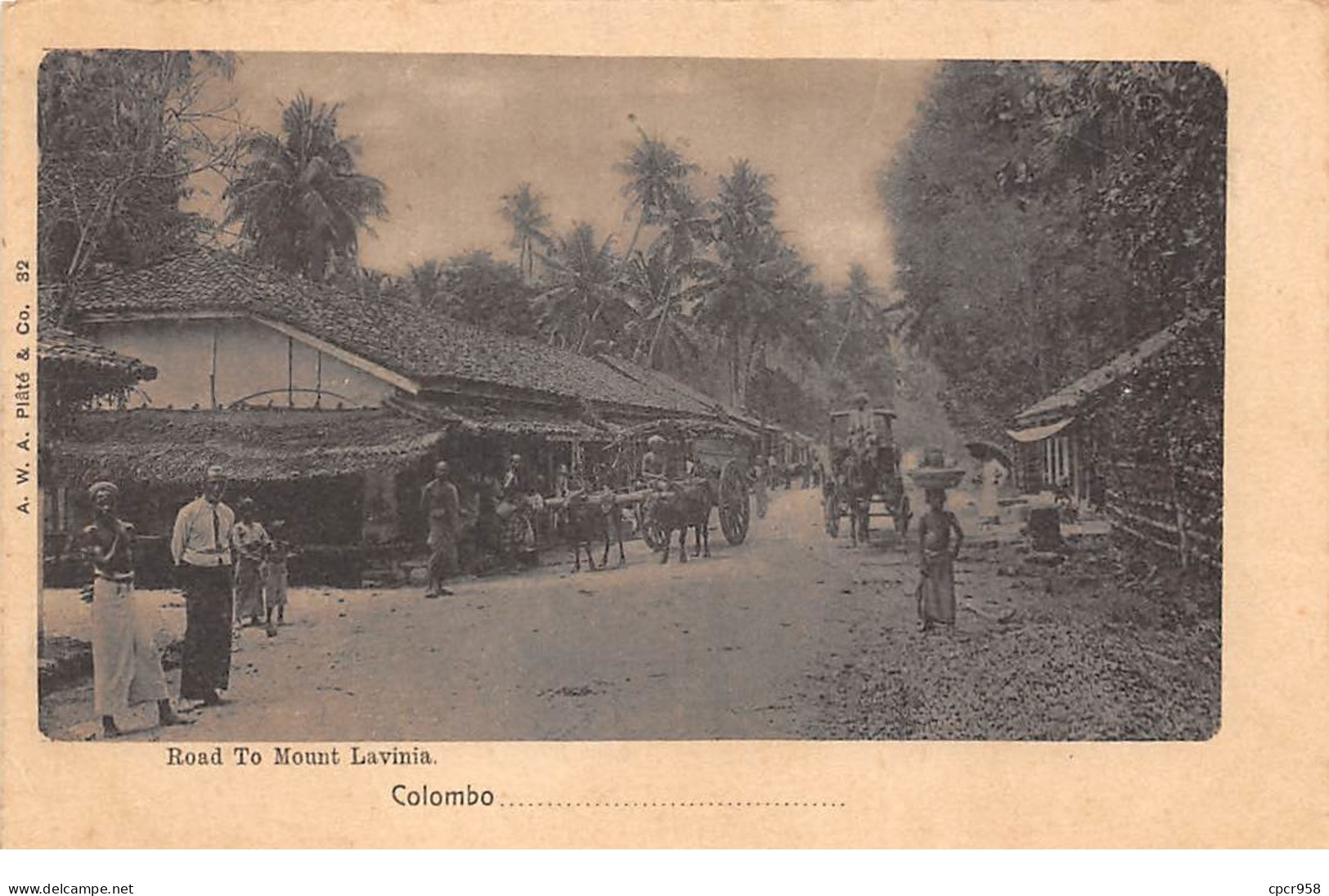 Asie - N°64780 - SRI LANKA - Colombo : Road To Mount Lavinia - Sri Lanka (Ceylon)