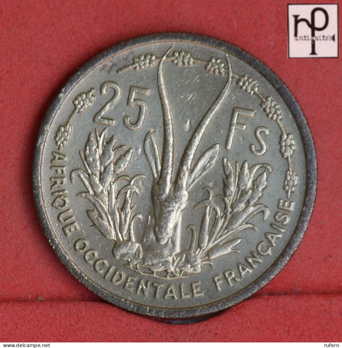 FRENCH WEST AFRICA 25 FRANCS 1956 -    KM# 7 - (Nº58858) - África Occidental Francesa