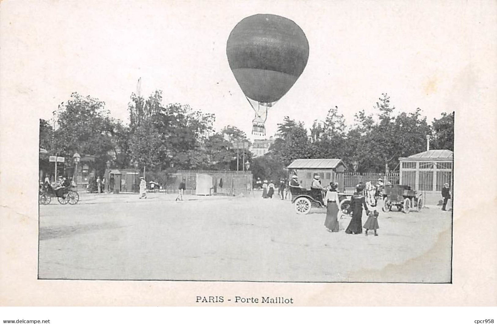 Aviation - N°66466 - Paris, Porte Maillot - Ballon - Fesselballons