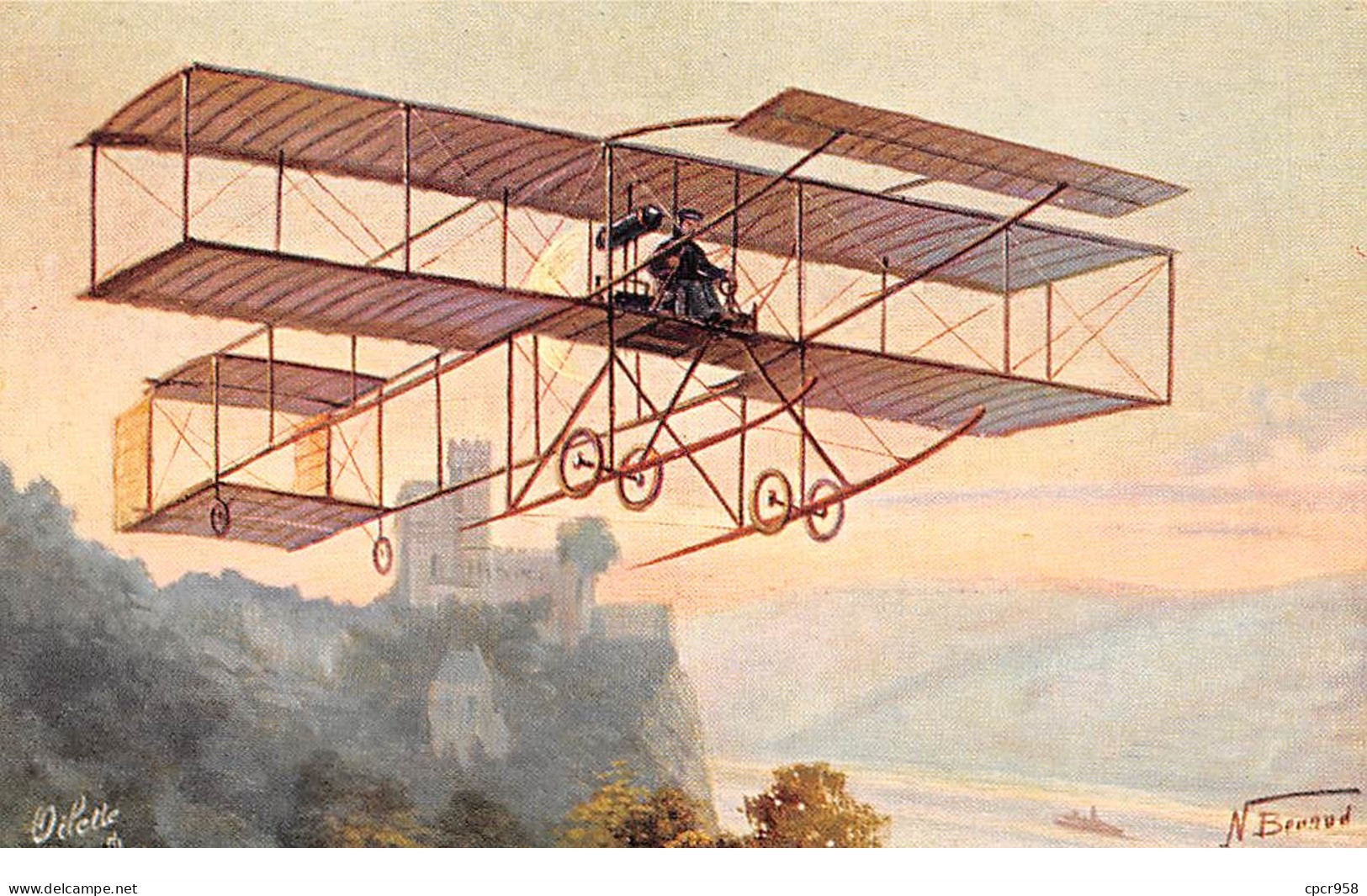 Aviation - N°65288 - Aeroplan Farman - Oilette N°432 - ....-1914: Précurseurs