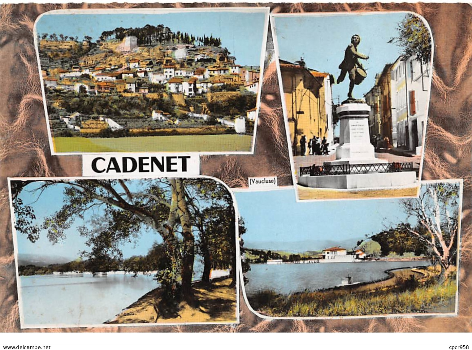 84.n° 205015.cadenet.vue Aérienne.cpsm - 15 X 10.5 Cm - Cadenet