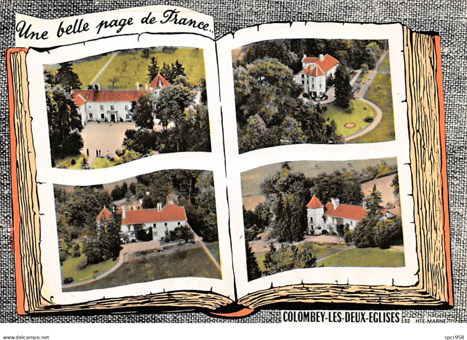 52 .n° 204650.colombey Les Deux Eglises.livre.chateau Cpsm - 15 X 10.5 Cm. - Colombey Les Deux Eglises