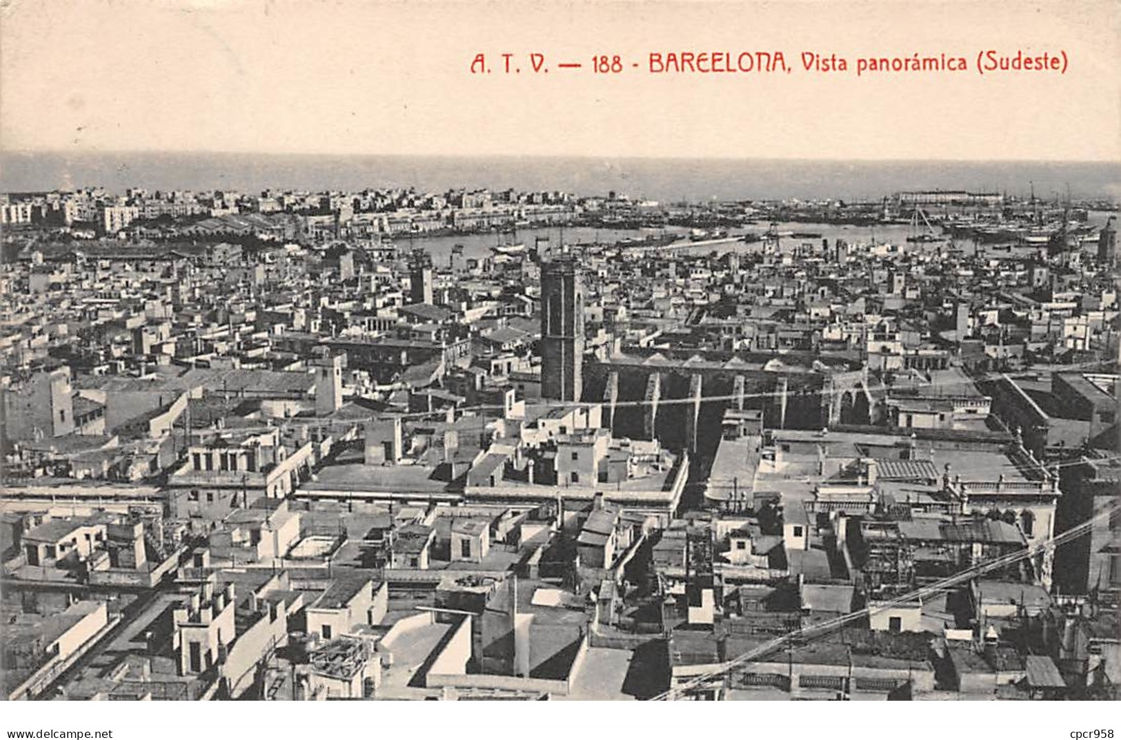 Espagne - N°65835 - Barcelona - Vista Panoramica (Sudeste) - Barcelona