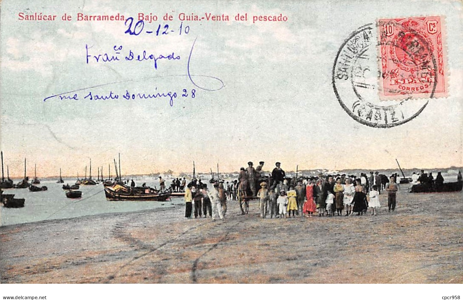 Espagne - N°64959 - CADIZ - Sanlucar De Barrameda - Bajo De Guia-Venta Del Pescado - Cádiz