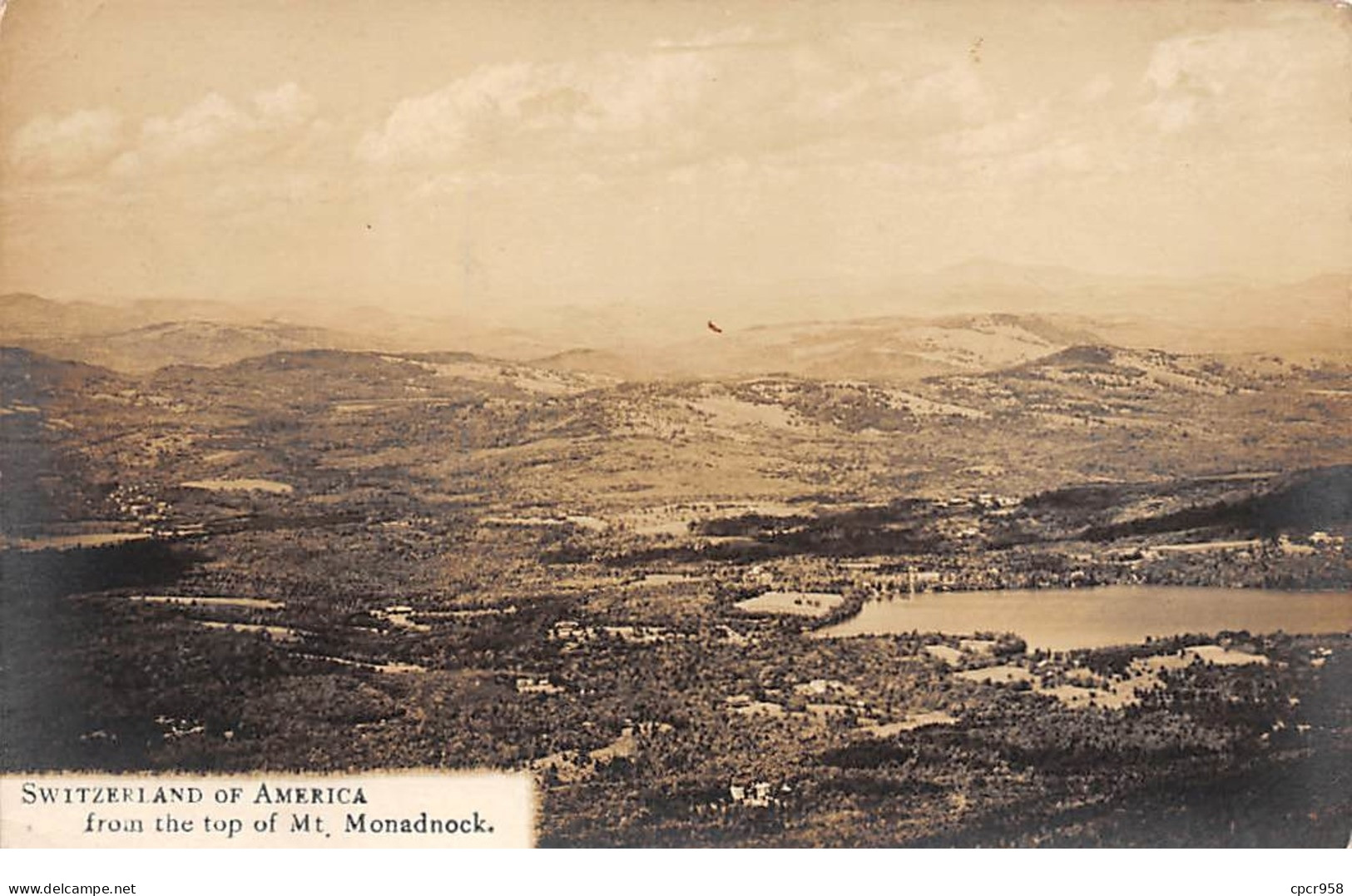 Etats-Unis - N°64985 - Switzerland Of America From The Top Of Mt Monadnock - Carte Photo - Other & Unclassified
