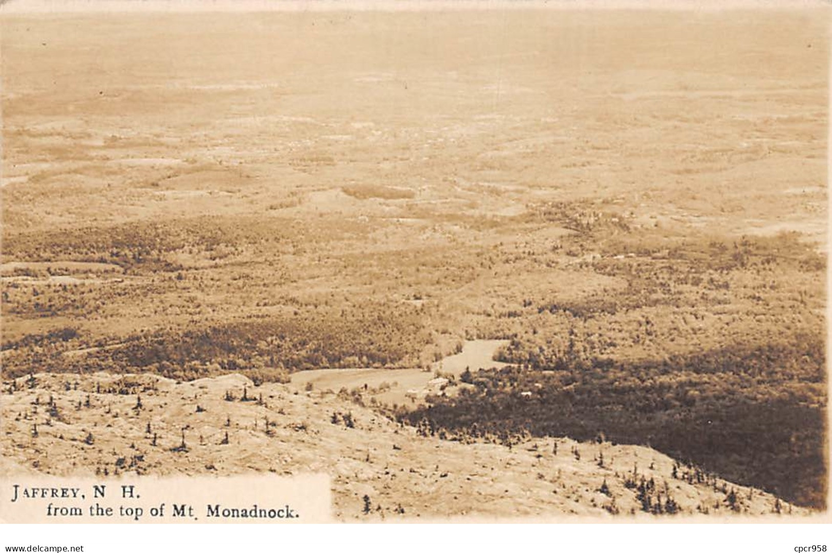 Etats-Unis - N°64984 - Jaffrey N.H. From The Top Of Mt Monadnock - Carte Photo - Altri & Non Classificati