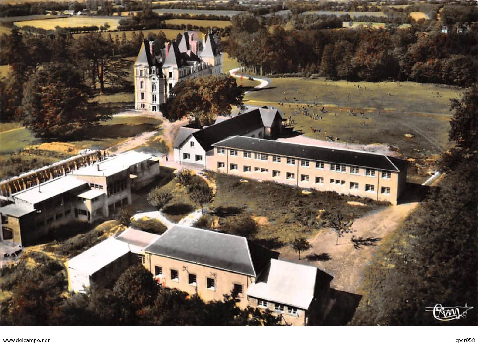 49 .n° 204626.tiercé.chateau De La Benrie.colonie De Vacances. Cpsm - 15 X 10.5 Cm. - Tierce