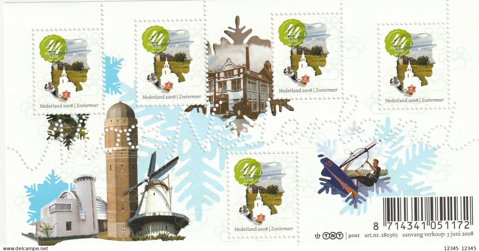 Nederland 2008, Postfris MNH, NVPH 2576, Beautiful Netherland, Zoetermeer - Unused Stamps