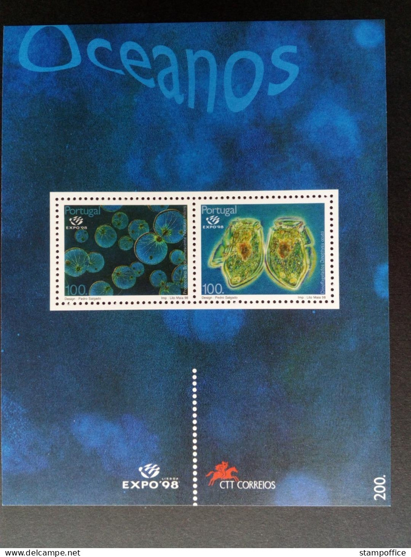 PORTUGAL BLOCK 135 POSTFRISCH(MINT) WELTAUSSTELLUNG EXPO`98 (I) LISSABON - Blocks & Sheetlets