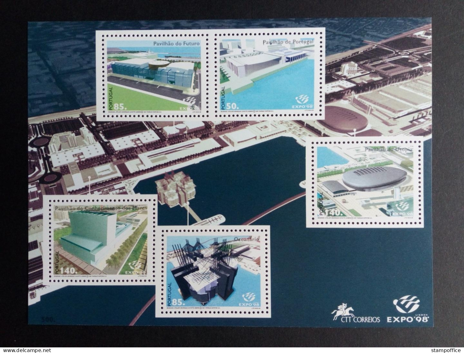 PORTUGAL BLOCK 138 POSTFRISCH(MINT) WELTAUSSTELLUNG EXPO`98 (I) LISSABON - Blocks & Sheetlets