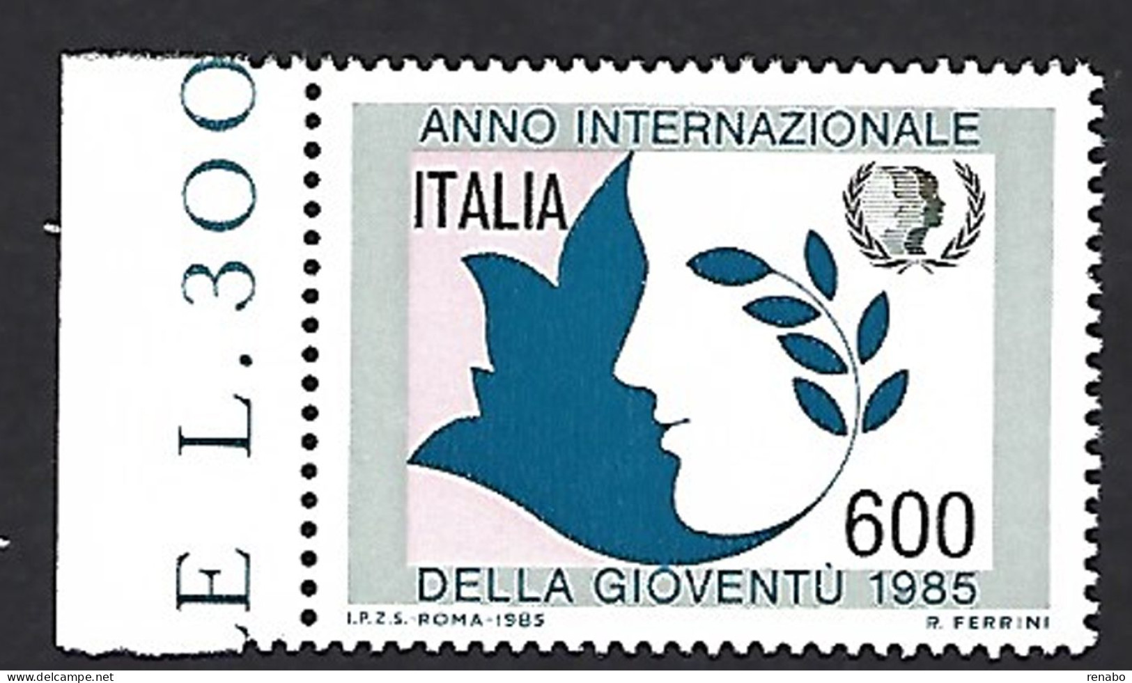 Italia, Italy, Italien, Italie 1985; International Youth Year, Anno Internazionale Della Gioventù. - Autres & Non Classés