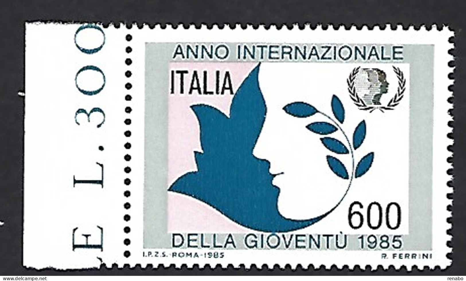 Italia, Italy, Italien, Italie 1985; International Youth Year, Anno Internazionale Della Gioventù. - Andere & Zonder Classificatie