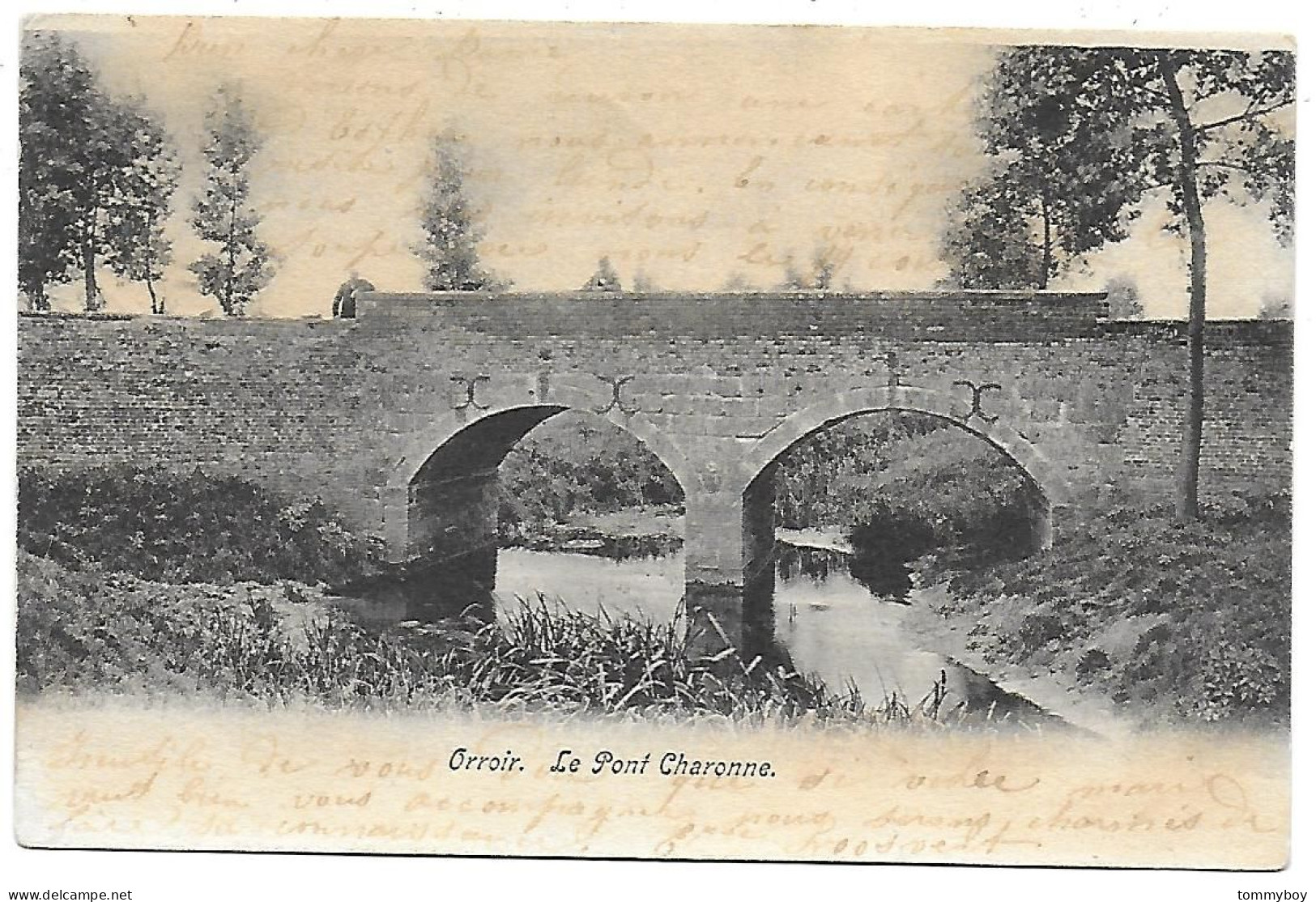 CPA Orroir, Le Pont Charonne - Kluisbergen