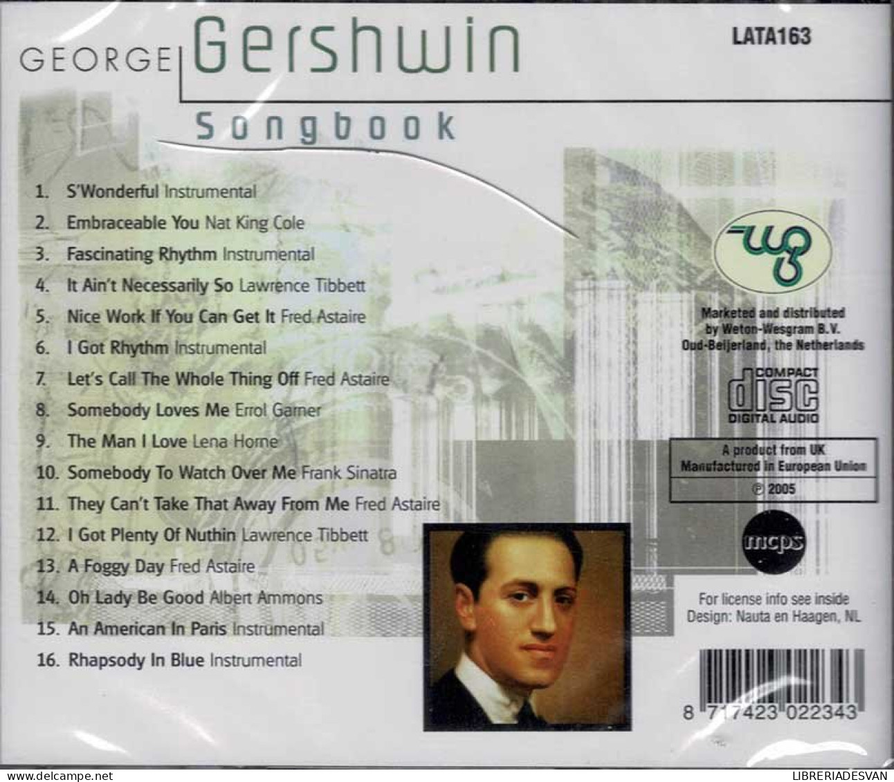 George Gershwin - Songbook. CD - Classique