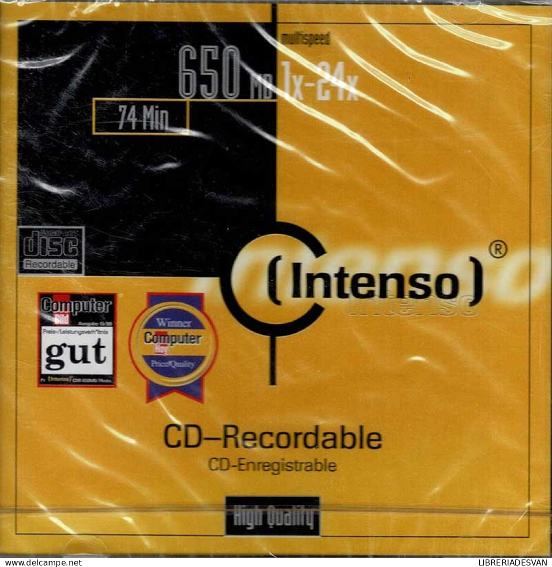 Intenso CD-R 650 Mb 1x24. 74 Min. - Other & Unclassified