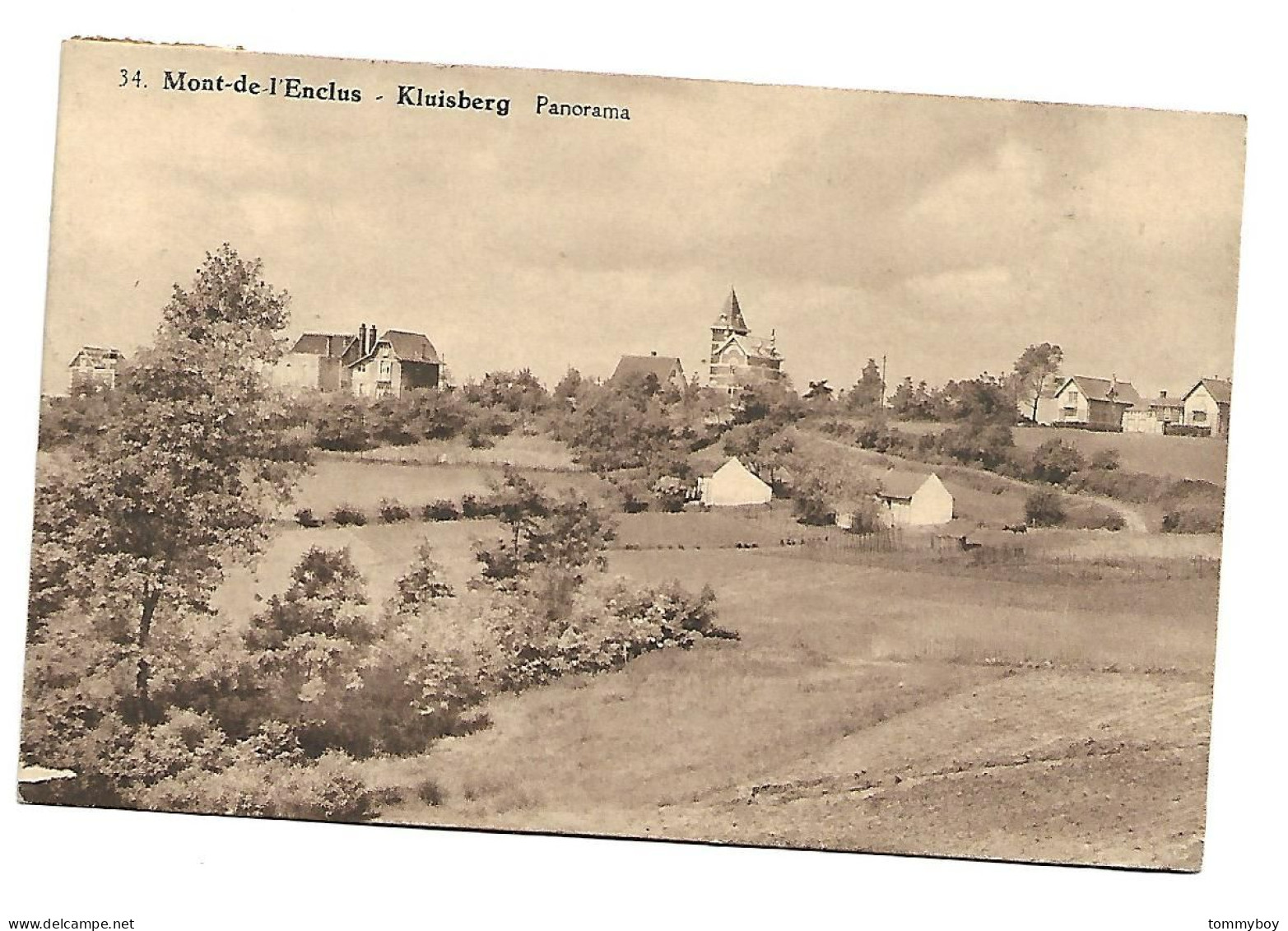 CPA Enclus (Mont De L'Enclus) - Kluisberg -  Panorama - Mont-de-l'Enclus