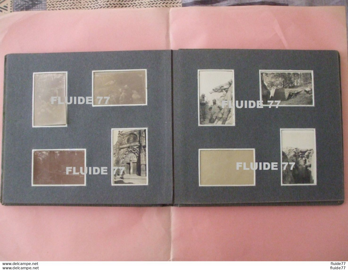 @ rare album ( de ma collect.)  d'un  officier du 131 Régiment d' Infanterie , 1915 , super album.! @