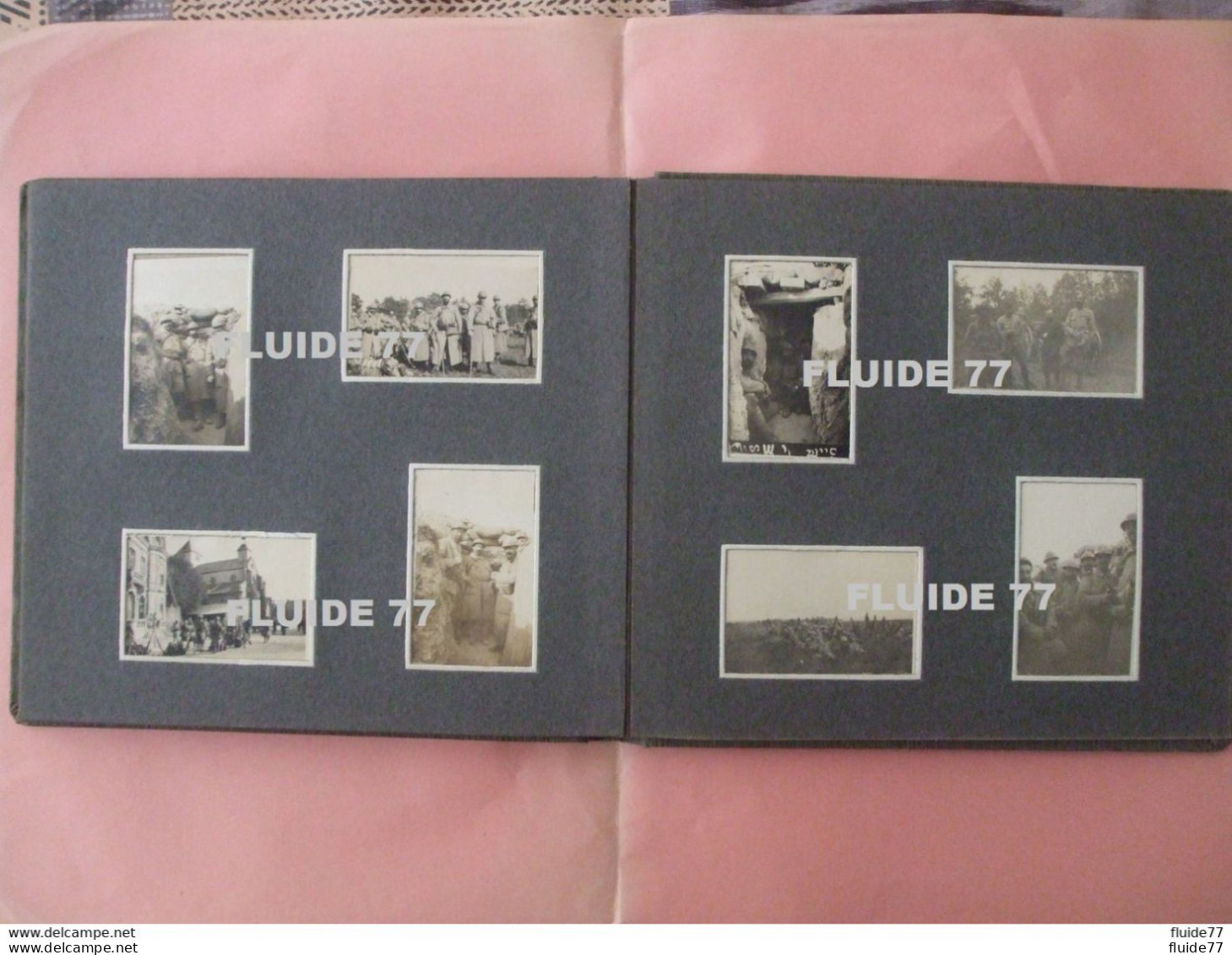 @ rare album ( de ma collect.)  d'un  officier du 131 Régiment d' Infanterie , 1915 , super album.! @