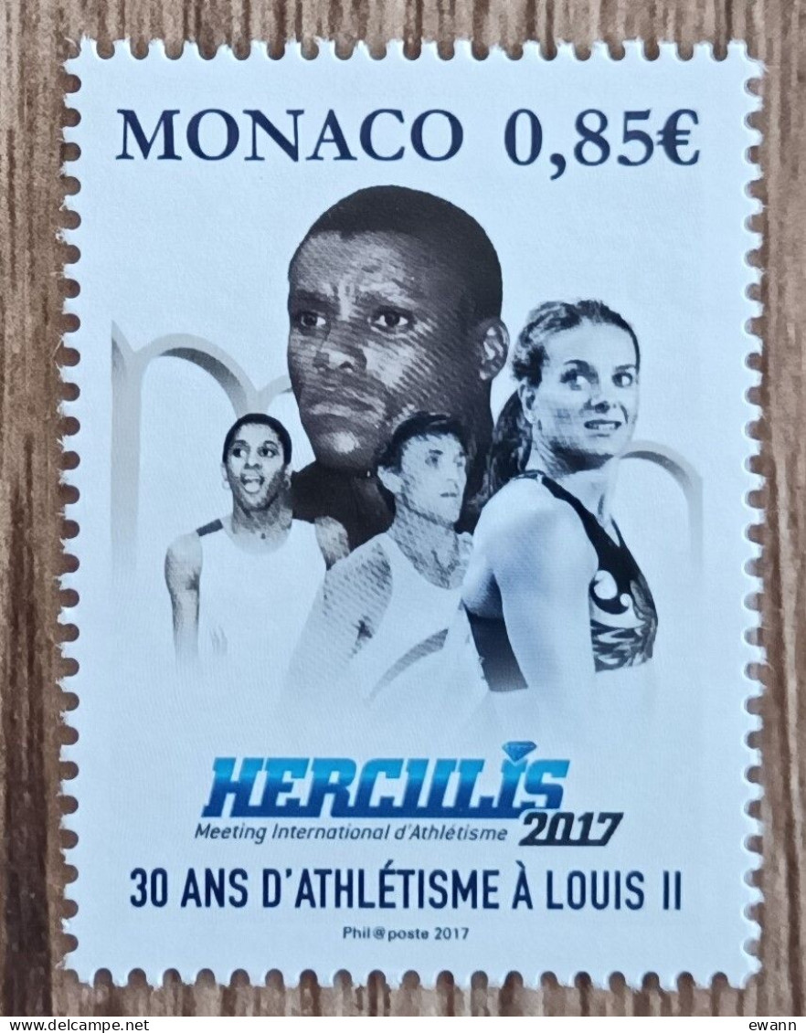 Monaco - YT N°3099 - Meeting International D'athlétisme Herculis - 2017 - Neuf - Unused Stamps