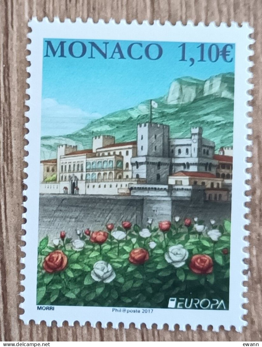 Monaco - YT N°3089 - EUROPA / Architecture Et Patrimoine / Châteaux / Palais De Monaco - 2017 - Neuf - Unused Stamps