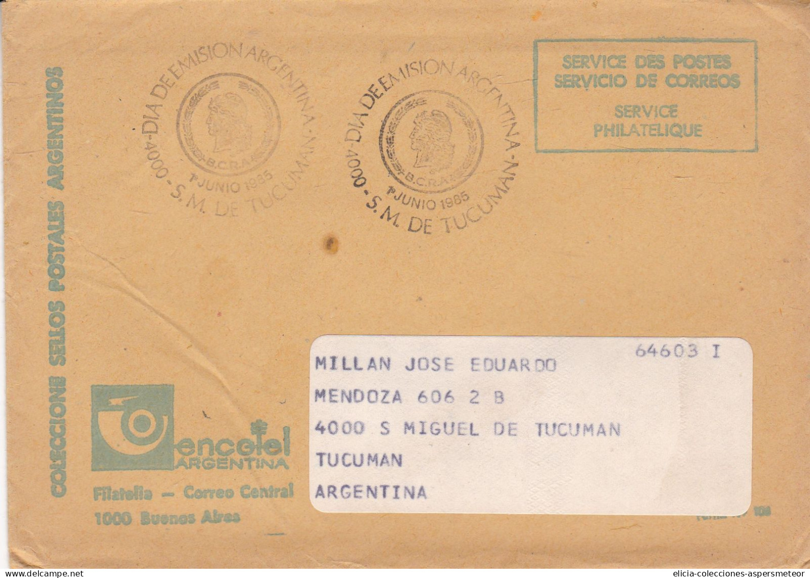 Argentina - 1985 - Booklet - Collection Of Argentine Postage Stamps ENCOTEL - Philatelique Service - Caja 30 - Postzegelboekjes