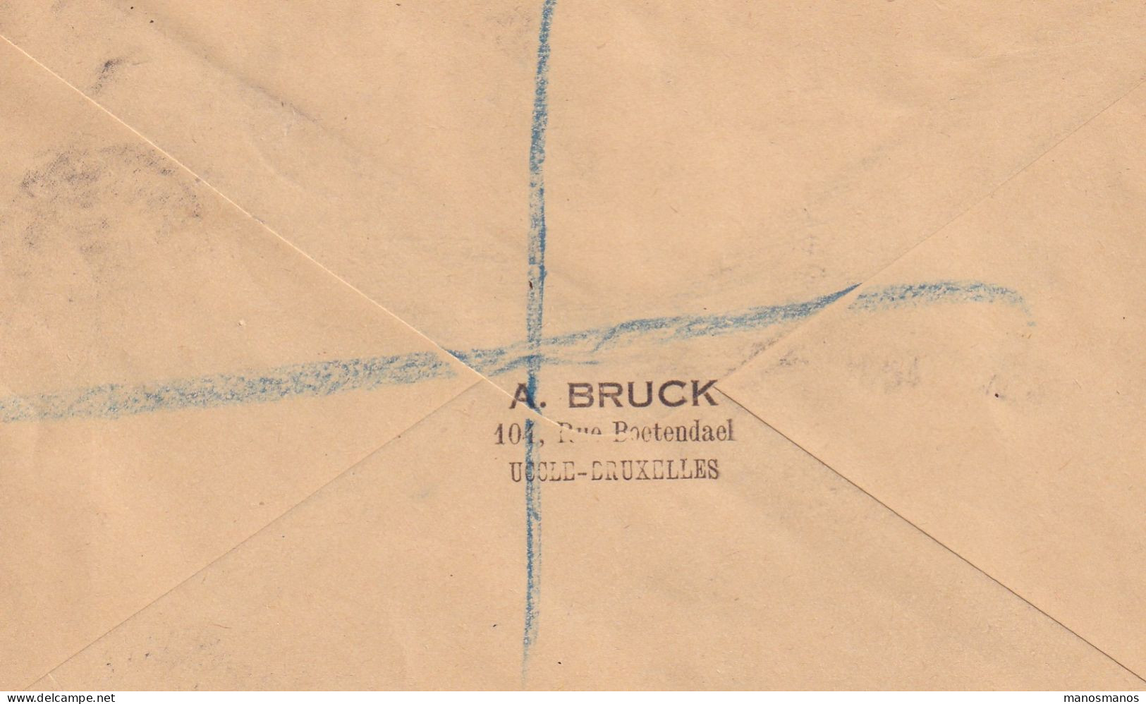 968/40 -- PAR AVION - Enveloppe Recommandée TP Houyoux BRUXELLES 1930 Vers LONDON UK - TP Anglais Apposé à L'arrivée - Storia Postale