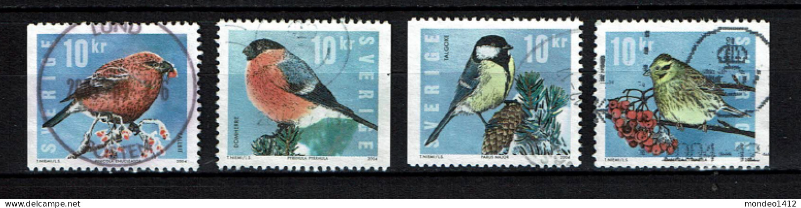 Sweden 2004 - Vogels, Oiseaux, Birds  - Used - Oblitérés