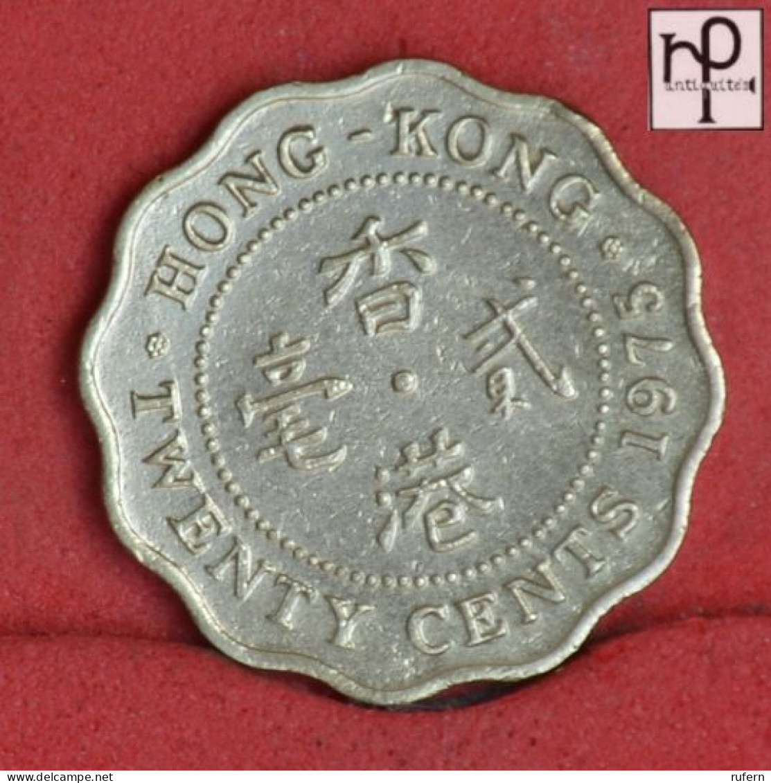HONG KONG 20 CENTS 1975 -    KM# 36 - (Nº58881) - Hong Kong