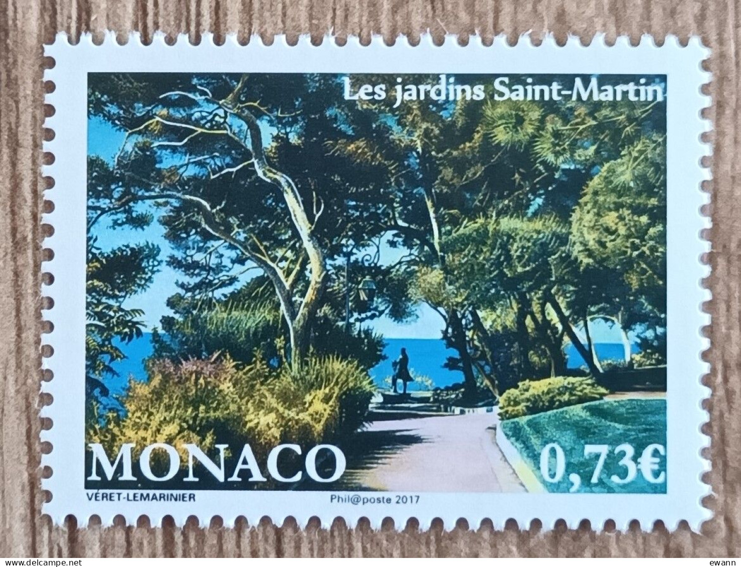 Monaco - YT N°3092 - Les Jardins De Saint Martin - 2017 - Neuf - Ongebruikt