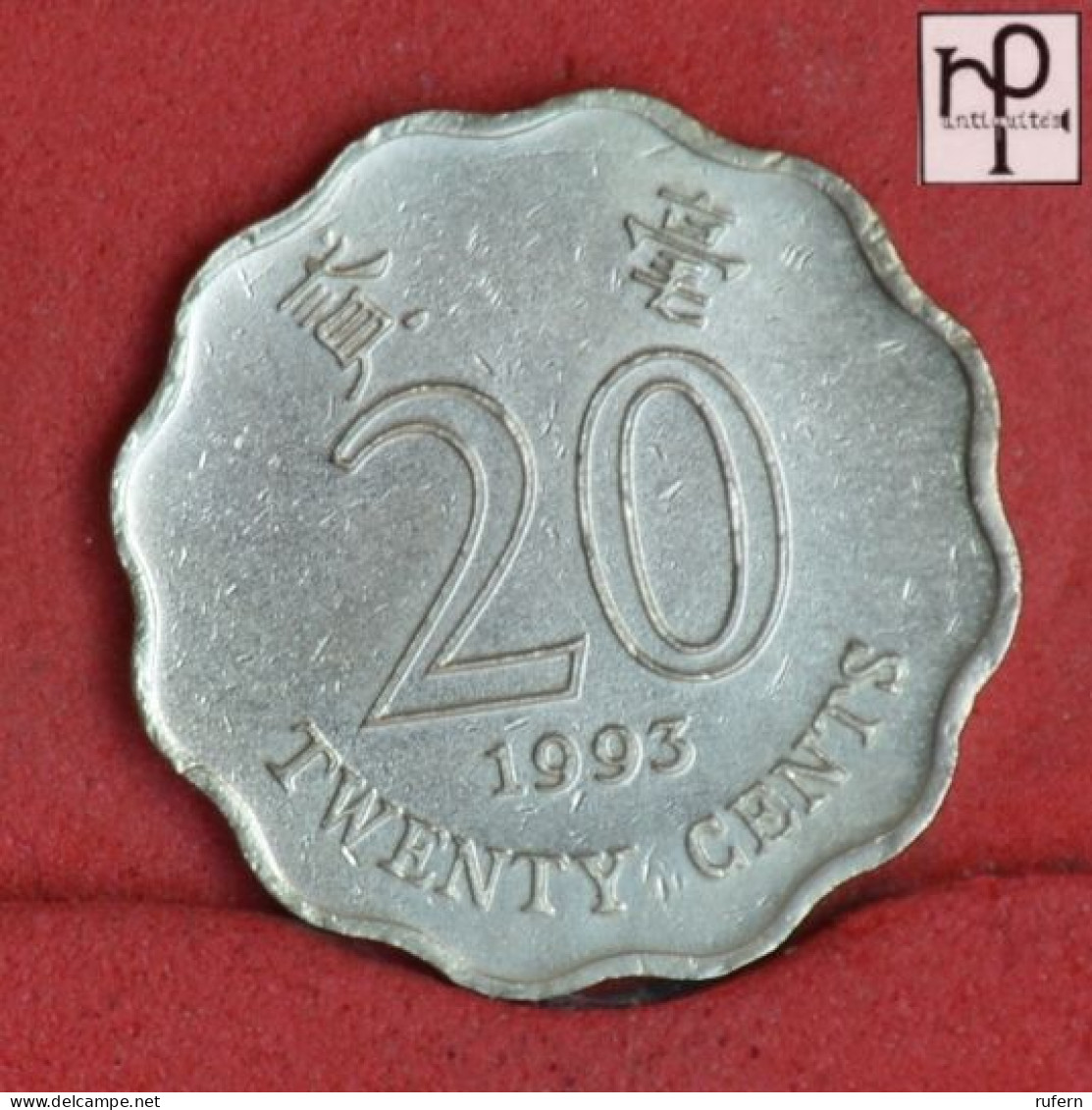 HONG KONG 20 CENTS 1993 -    KM# 67 - (Nº58883) - Hong Kong