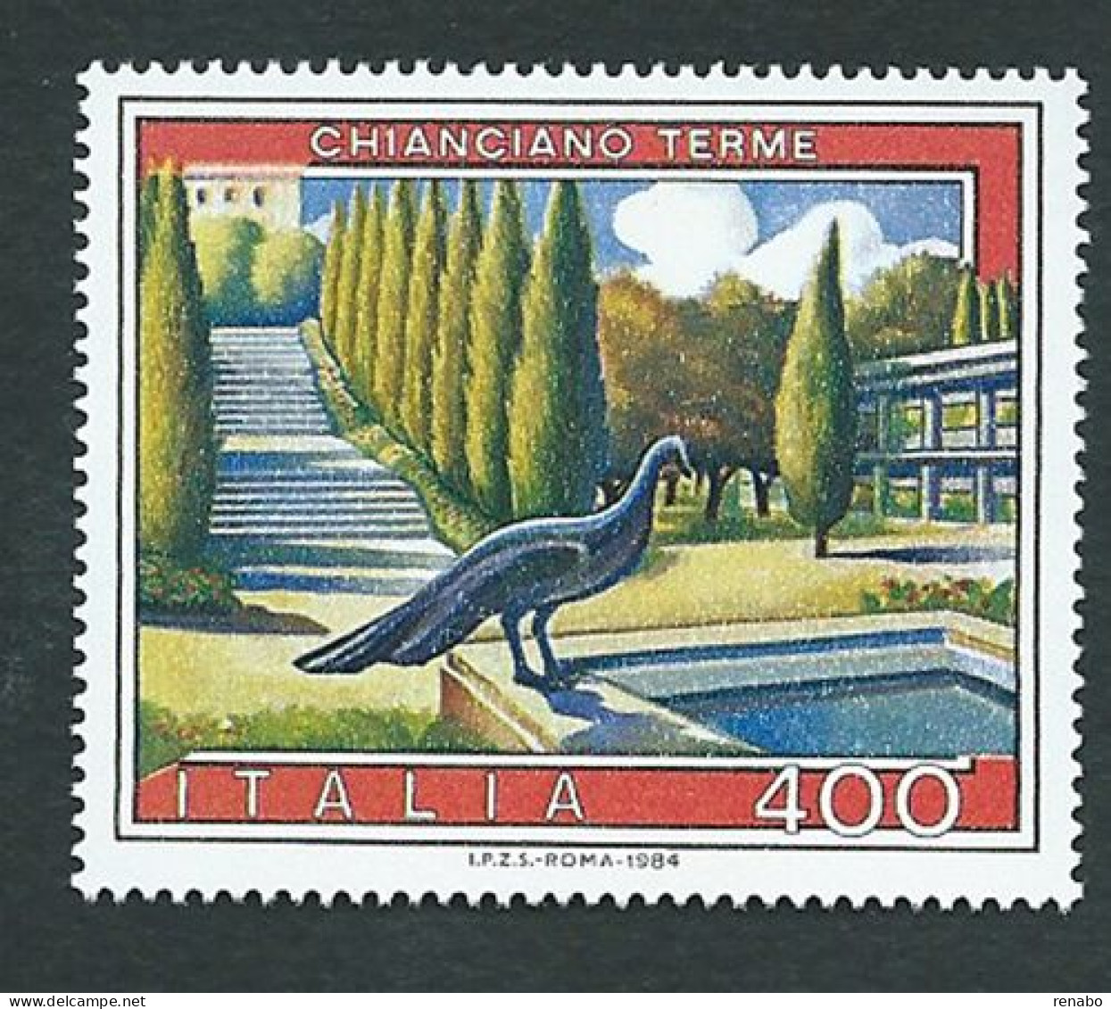 Italia 1984 ; Chianciano Terme Con Le Acque Per La Cura Del Fegato, Bagni, Fanghi, Cure Inalatorie. - 1981-90: Mint/hinged