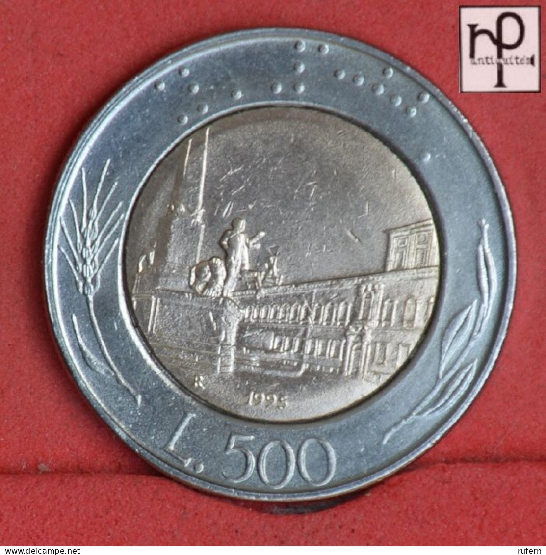 ITALY 500 LIRE 1995 -    KM# 111 - (Nº58893) - 500 Liras