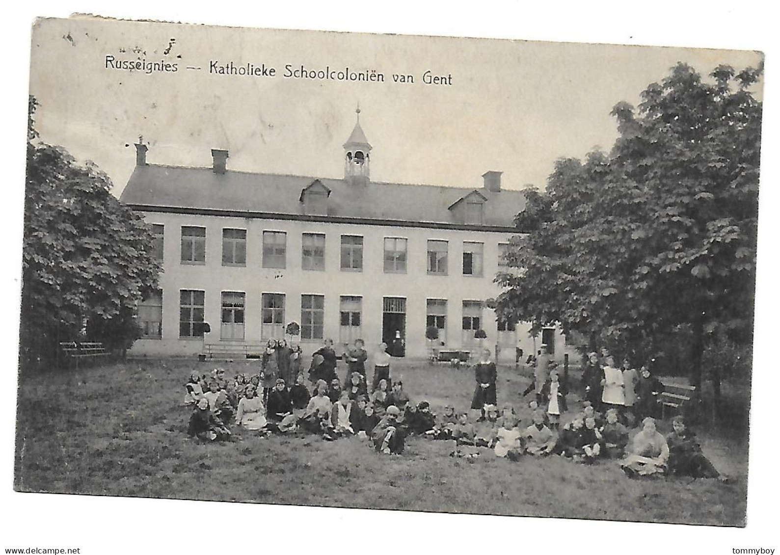 CPA Russeignies, Katholieke Schoolcoloniën Van Gent - Mont-de-l'Enclus