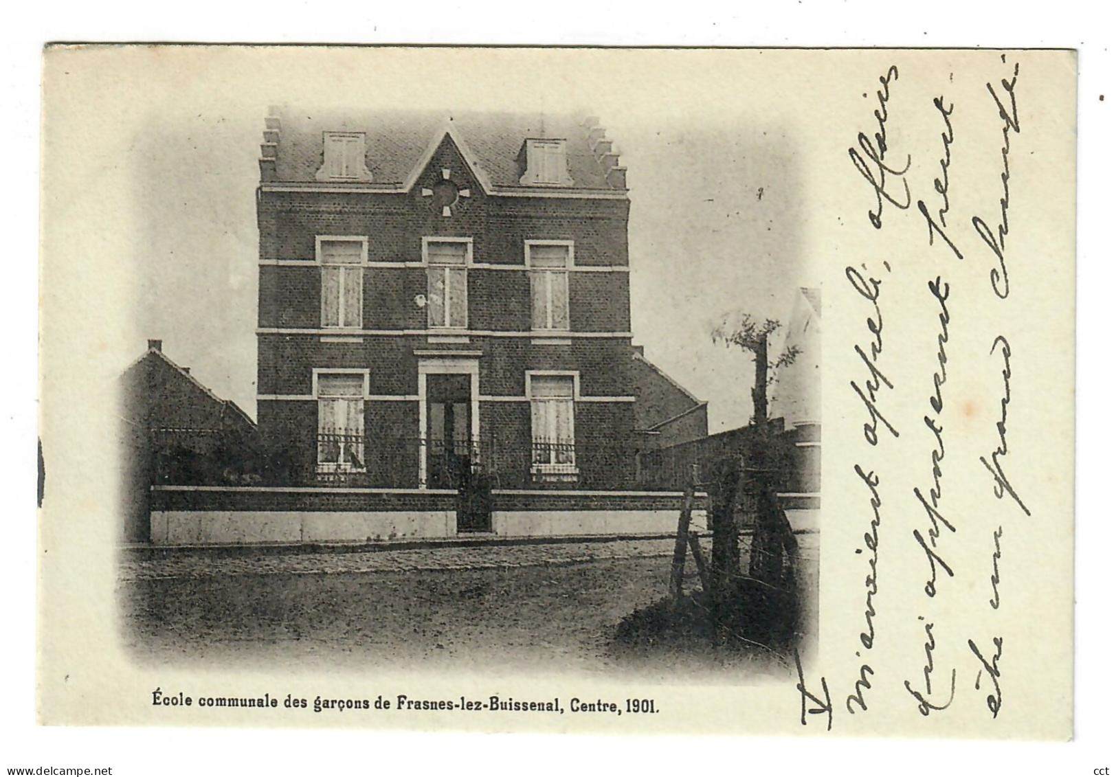 Frasnes-lez-Buissenal    Frasnes-lez-Anvaing   Ecole Communale Des Garçons Centre 1901 - Frasnes-lez-Anvaing