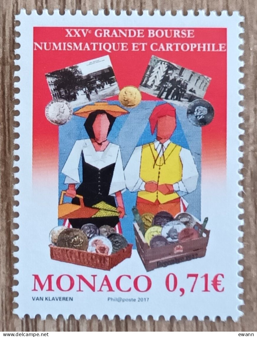 Monaco - YT N°3106 - XXVe Grande Bourse Philatélique, Numismatique Et Cartophile - 2017 - Neuf - Unused Stamps