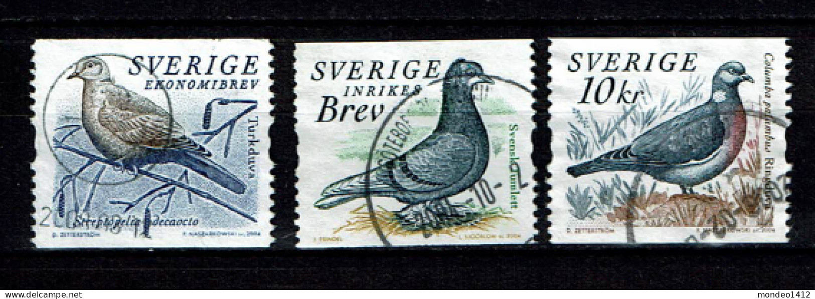 Sweden 2004 - Pigeons  - Used - Used Stamps