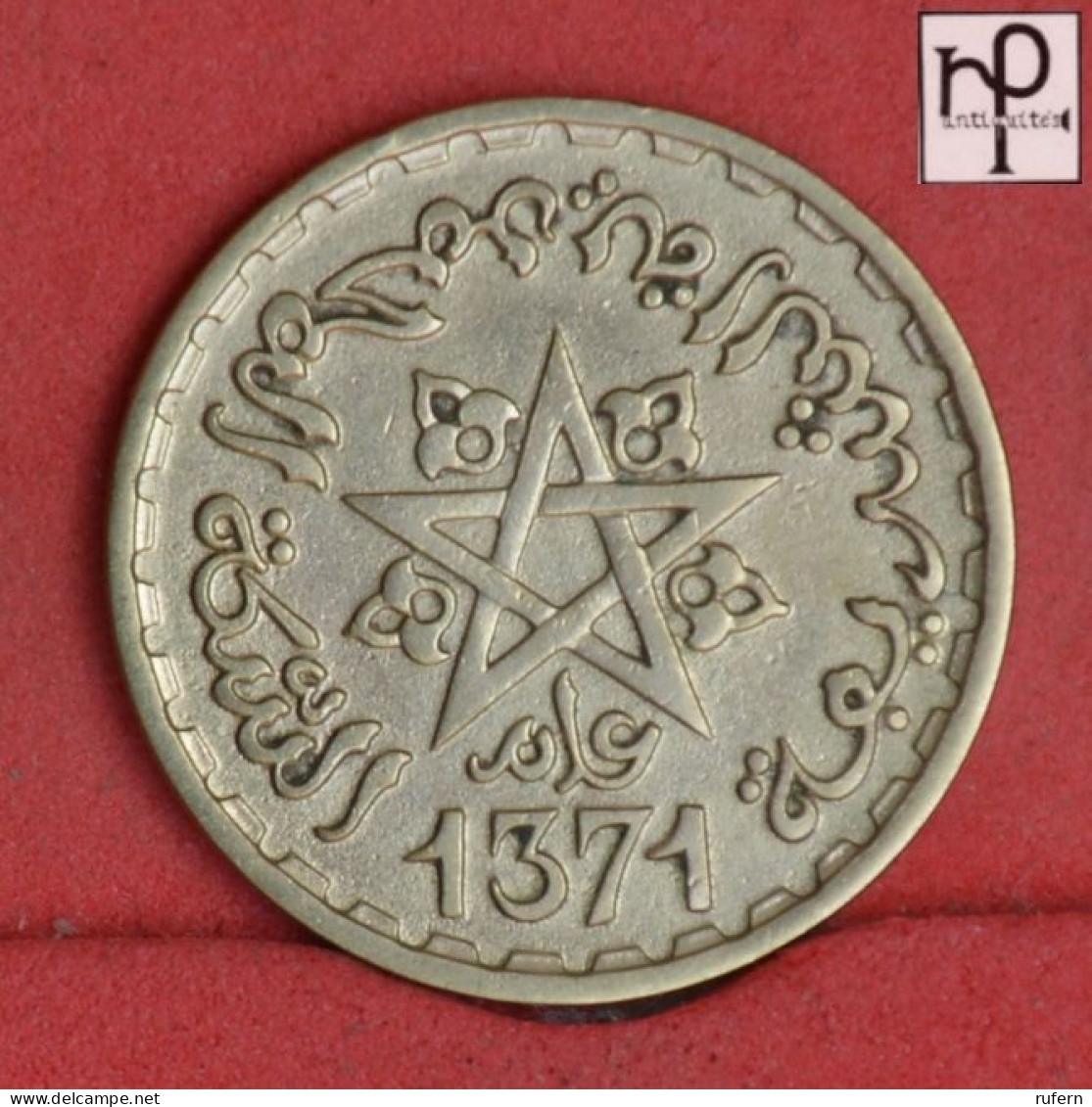 MOROCCO 20 FRANCS 1371 -    Y# 50 - (Nº58901) - Morocco